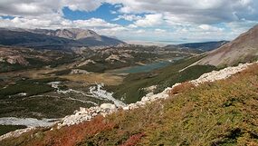 チャルテンのトレッキング風景